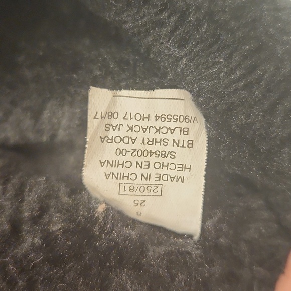 Old Navy Ankle Boots Size 8 Faux Fur Black Faux Suade Outside - Picture 5 of 7